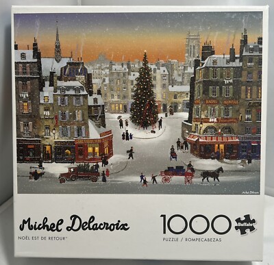 1000 Piece ''Noel Est De Retour'' Jigsaw Puzzle - 079346121328 - Michel Delacroix