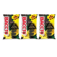 Michigan Peat 1420 Baccto Lite Premium Potting Soil, 20-Quart, 3 pack