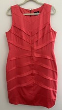 Adrianna Papell Womens Cocktail Dress Size 16 Sleeveless Holidays Party