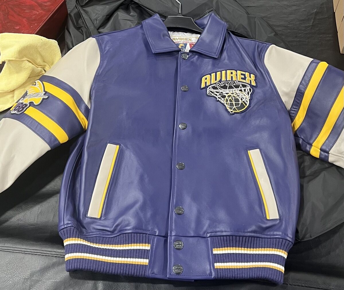 Avirex Flyers Varsity leather jacket mens S small Parachute Avirex Flyers Varsity leather jacket mens S small Parachute