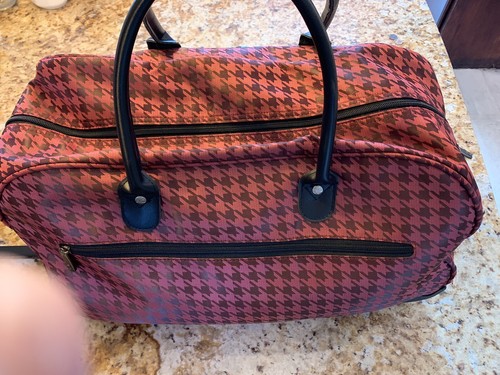 CALPAK Rolling Duffle Carry On Travel Bag With Handle - Picture 6 of 7