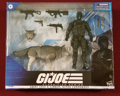 G.I.JOE Classified Series * SNAKE EYES & TIMBER Action Figures * ARAH * HASBRO *
