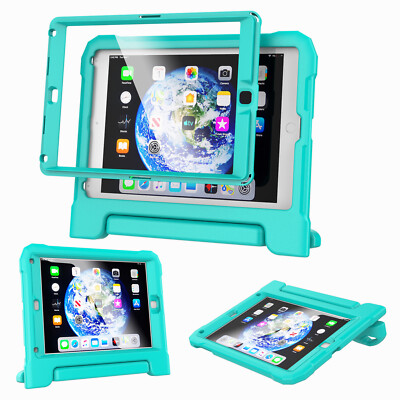 Kids Case for iPad 9.7'' 6th/5th Generation &iPad Air 2+Built-in Screen Protector