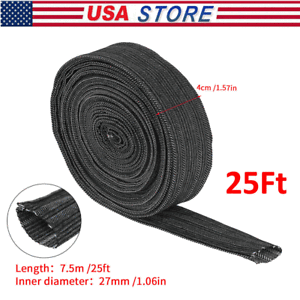 25FT~Nylon Protective Sleeve Sheath Cable Cover Welding Tig Torch Hydraulic Hose 25FT~Nylon Protective Sleeve Sheath Cable Cover Welding Tig Torch Hydraulic Hose