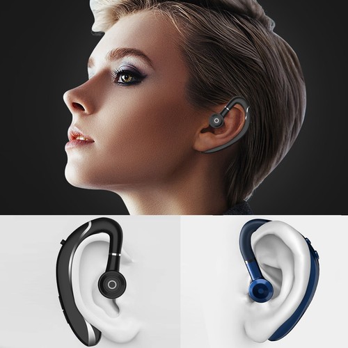 Wireless Bluetooth Headset Earphone with Mic Hands-free Cal for Cell Phones - Picture 10 of 12