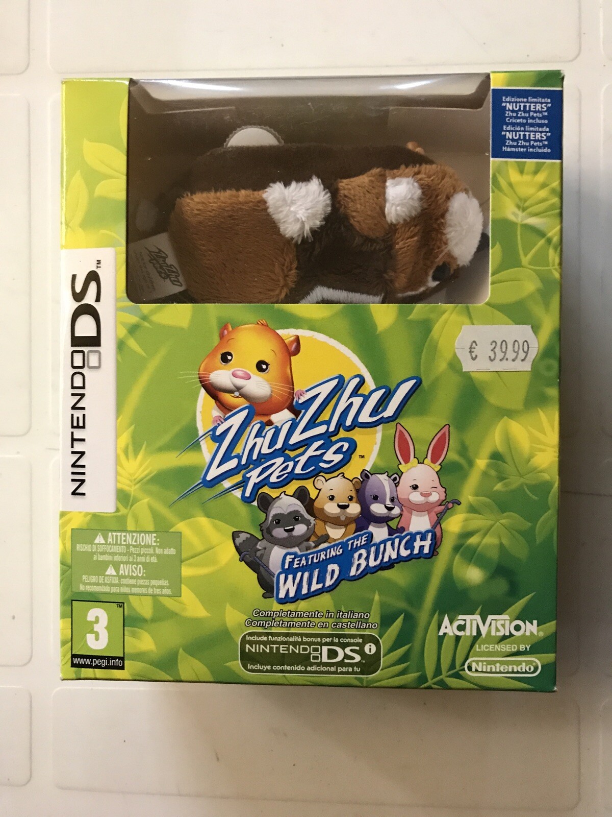 Zhu Zhu Pets Featuring The Wild Bunch ITALIANO * NUOVO per Ds