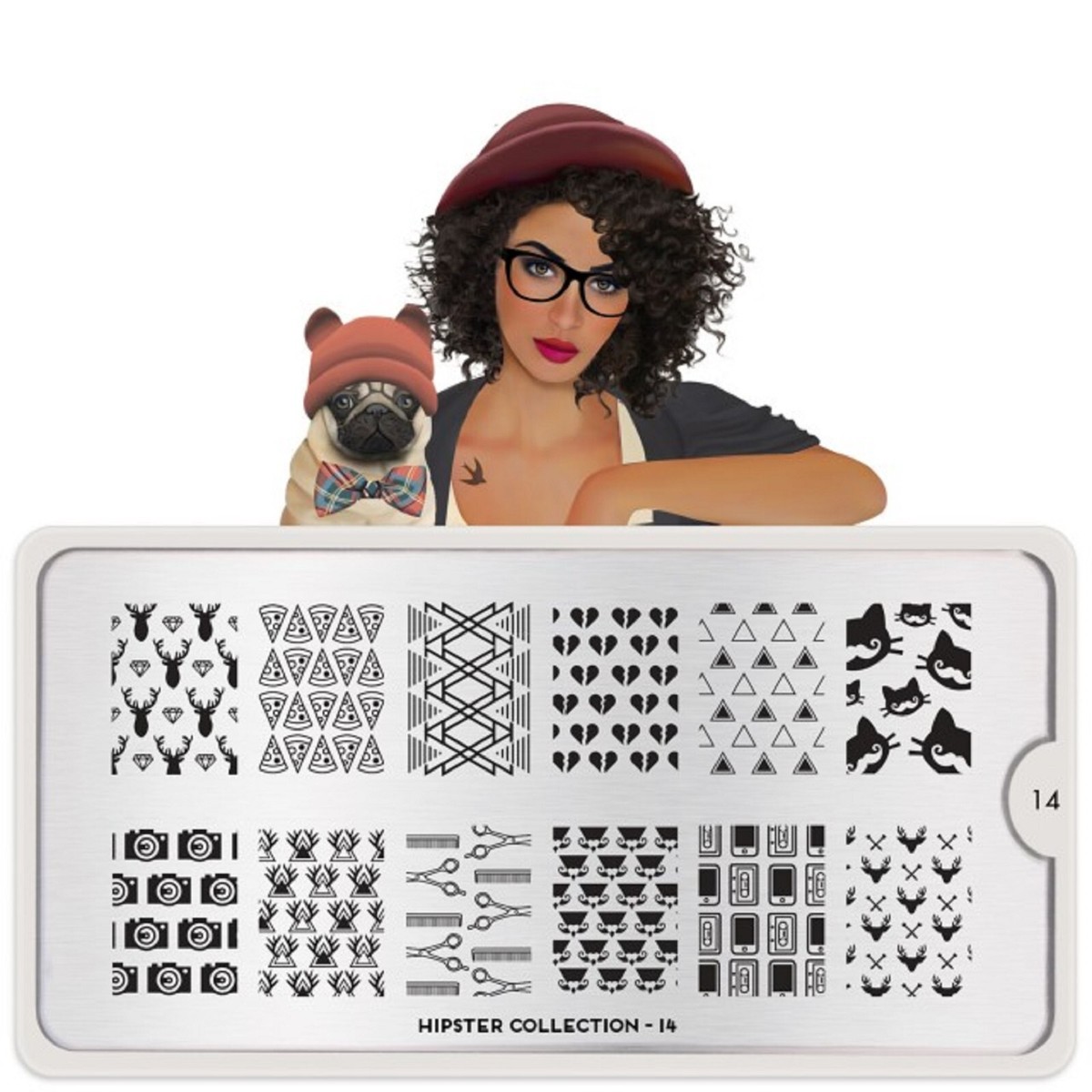 moyou london スタンプ　プレート+ 他メーカーまとめ売り 76枚 3 in 1 ✦ Super Clear Rectangular Stamper | MoYou London