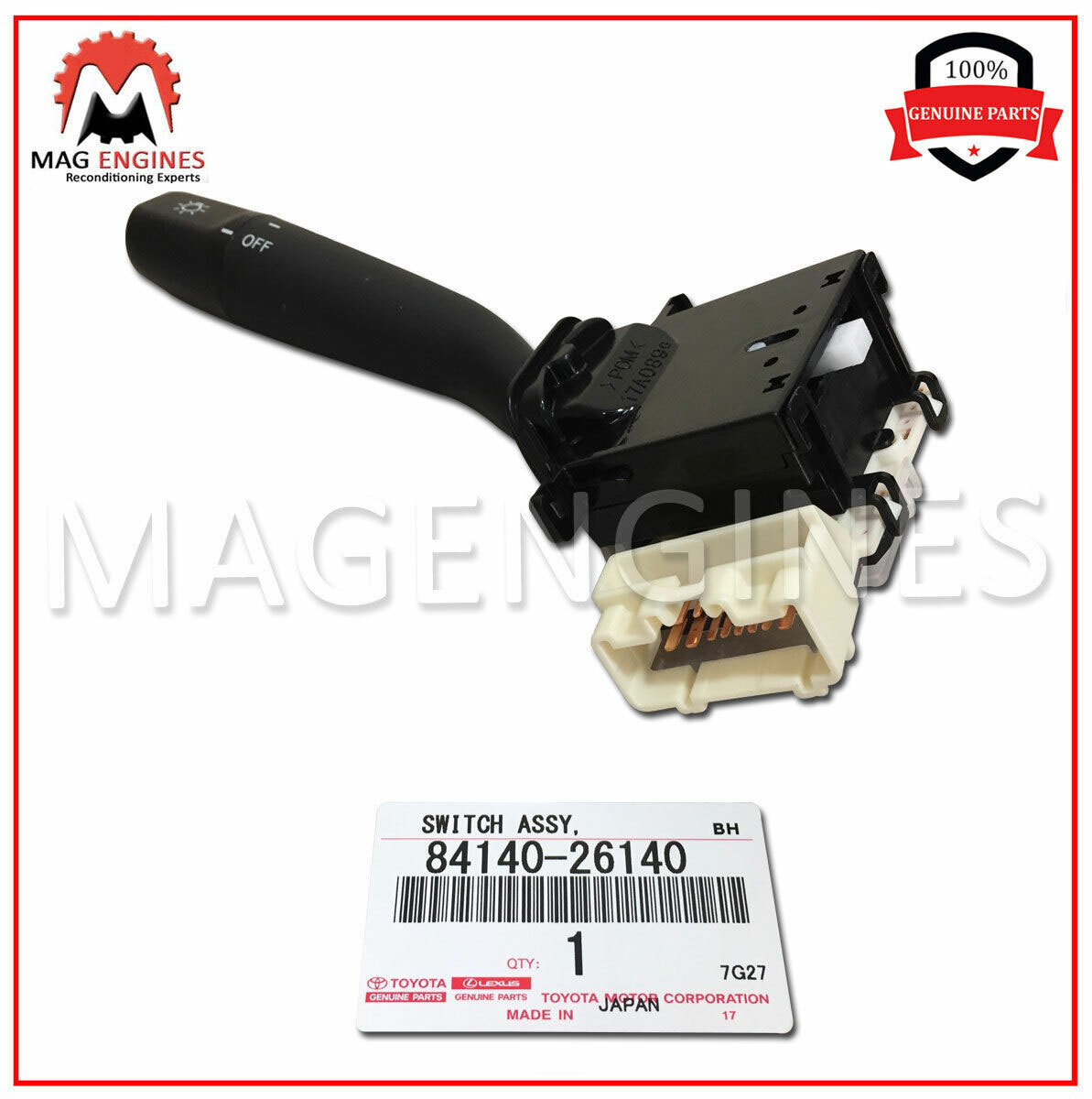 84140-26140 GENUINE OEM TURN SIGNAL HEADLIGHT DIMMER SWITCH 