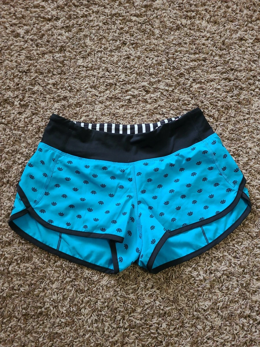 Lululemon Seawheeze 2014 Eyeball Speed Shorts Size 2 Rare!