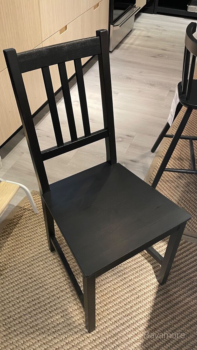 IKEA STEFAN Chair, Brown-Black, SOLID WOOD, 002.110.88 BRAND IKEA STEFAN Chair, Brown-Black, SOLID WOOD, 002.110.88 BRAND