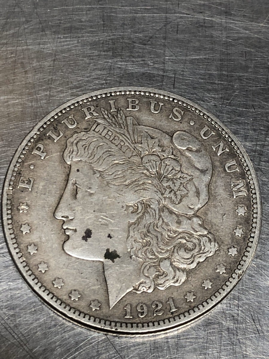 1921-D Morgan Silver Dollar Coin Grams