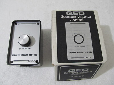 QED SPEAKER VOLUME CONTROL Type 4/5 - Vintage Audio Accessory