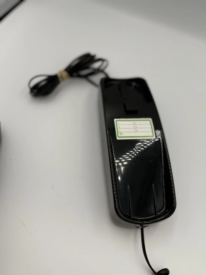 Teléfono con botón pulsador negro vintage modelo: GE5303 timbre equivalente timbre iluminado Foto 4 de 4