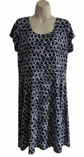Michael Kors Women’s Dress – Size Large Blue Fit And Flare