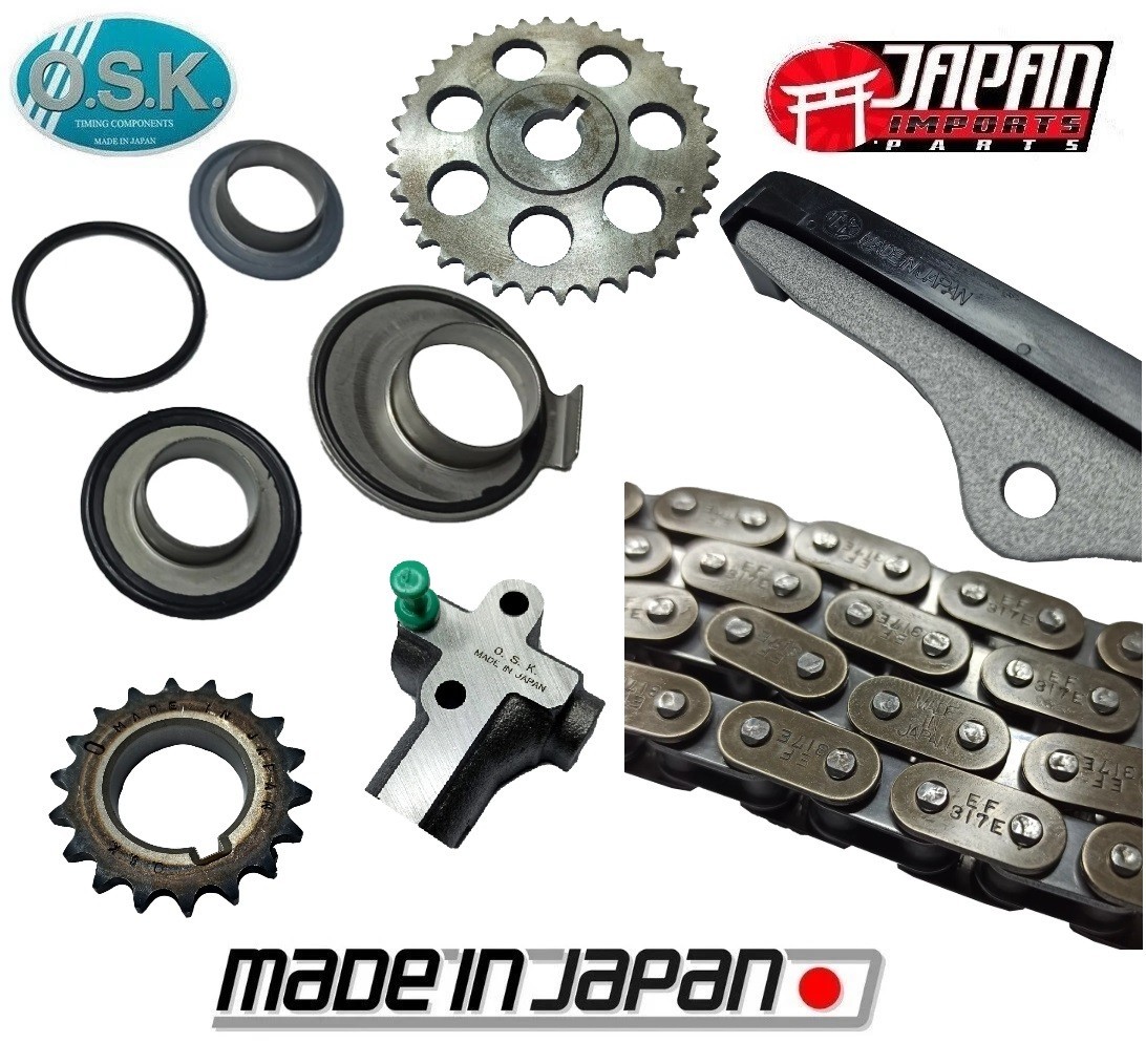 OSK Timing Chain Kit for Nissan 240SX D21 Pick Up 2.4L SOHC KA24E