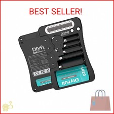 Battery Tester, Dlyfull LCD Display Universal Battery Checker for AA AAA C D 9V