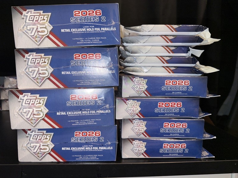 2026 Topps Series 2 Baseball MEGA BOX MLB Sealed New Super Lot!!