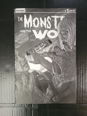 #ad #ad Mark Spears Monster and the Wolf #1 A61 Black and White 1 In 700 Cover $39.99