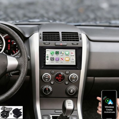 KAM+CarPlay 32GB Android 15 Autoradio GPS Navi Für Suzuki Grand Vitara 2009-2015