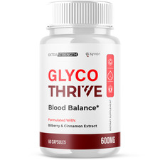  1 Pack Glyco Thrive Blood Pills Advanced Support GlycoThrive Supplement 60 Ct