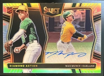 2025 Panini Select Max Muncy #DAS-MM Diamond Action Signatures RC Auto A's