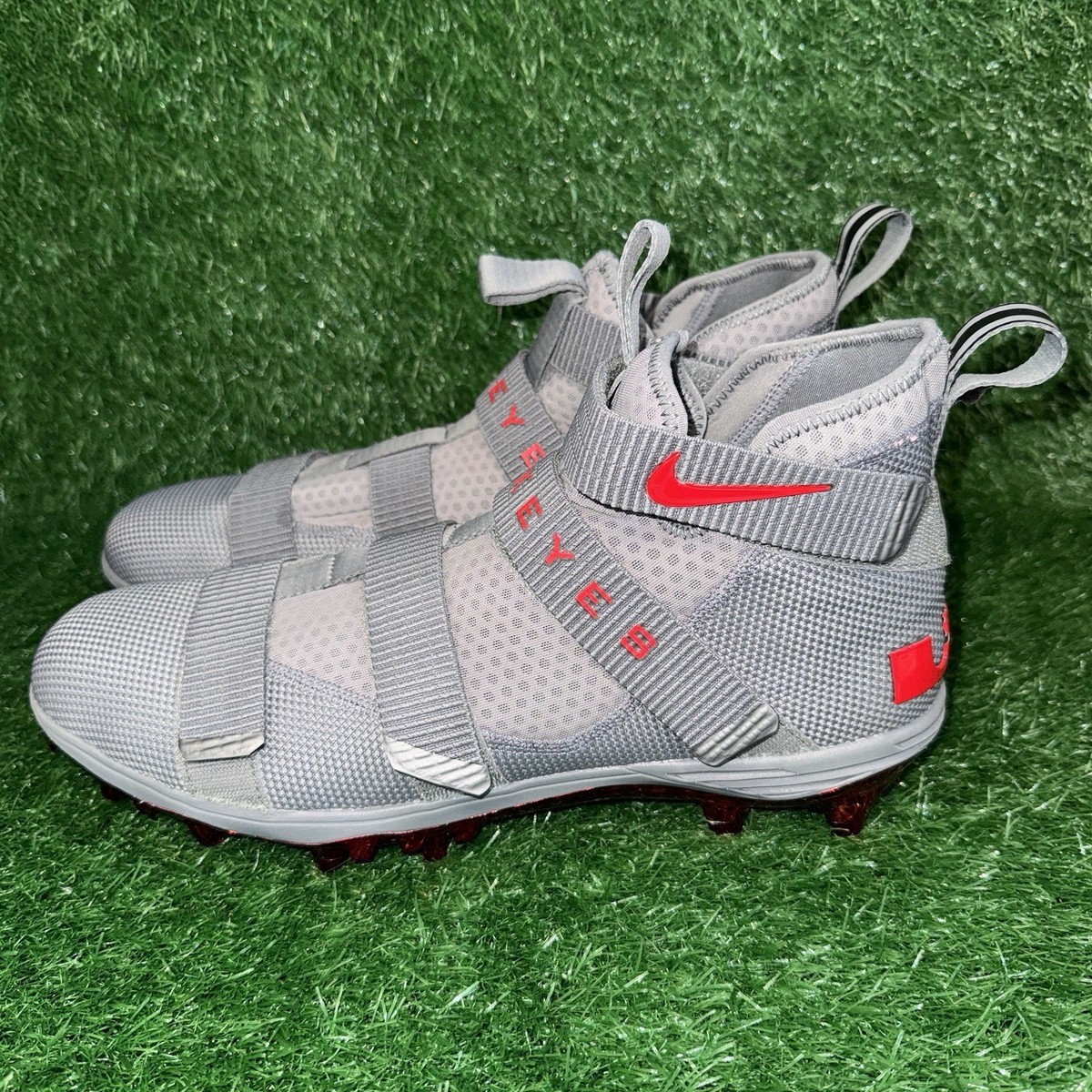 Nike LeBron Soldier XI 11 TD Ohio State  Size: 14 Nike LeBron Zoom Soldier 11 Cleat Ohio State PE Men main image 2