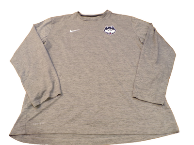 #ad #ad NIKE DRI FIT NCAA UCONN HUSKIES PERFORMANCE LONG SLEEVE SHIRT SIZE XL $16.14