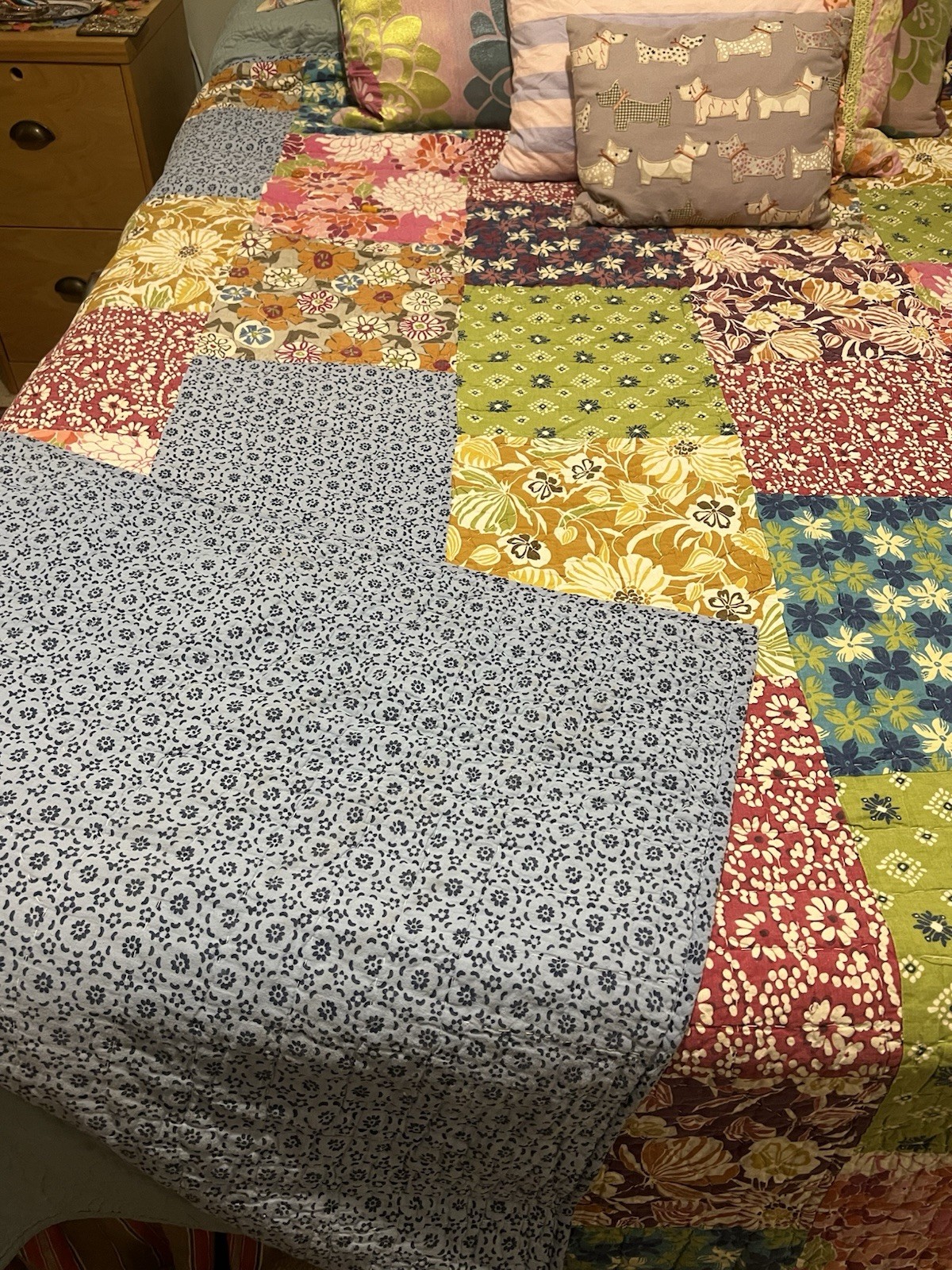 The Company Store Patchwork Quilt- Full/ Queen Perfect Condition