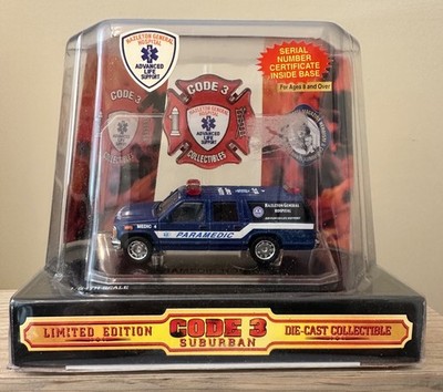 Code 3 Hazleton General Hospital Paramedic GMC Suburban New in Package