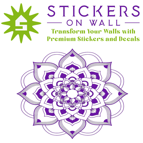 Extra Large Mandala Wall Sticker Bedroom Vinyl Decal Room Decor - Picture 31 of 32