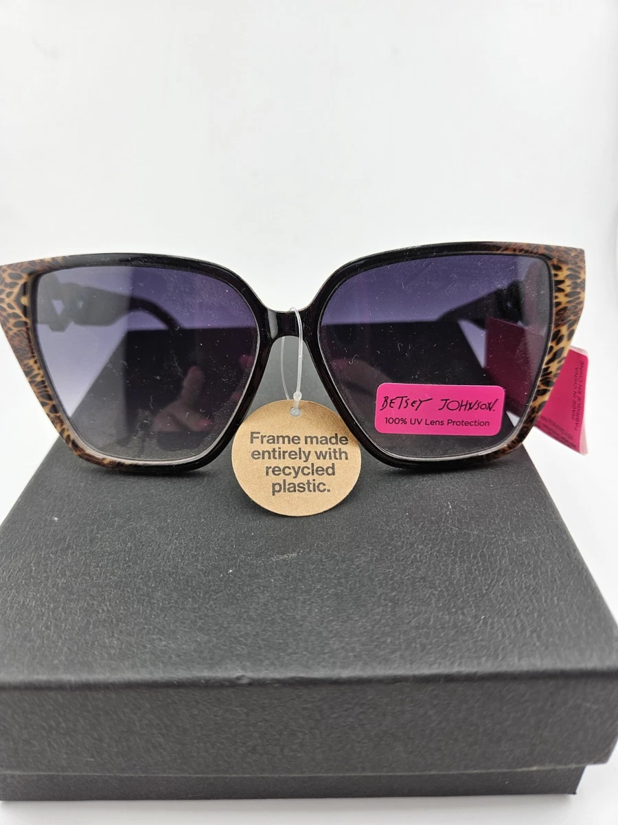 Betsey Johnson sunglasses leopard black Purple malibu barbie lip  Y2k vintage Betsey Johnson Sunglasses & Sunglasses Accessories for Women  main image 4