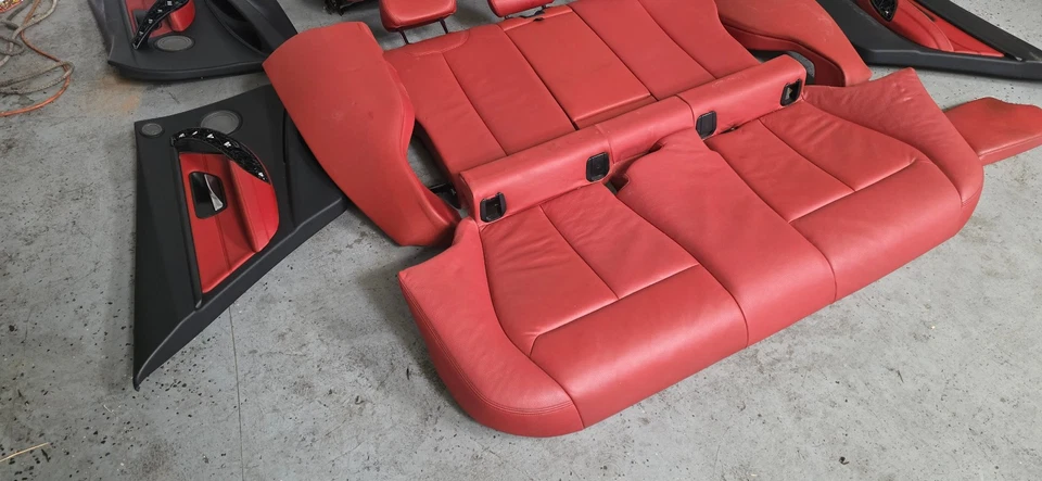 Juego de paneles de puertas delanteros traseros BMW Serie F30 4 puertas rojo coral Foto 2 de 4