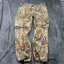 Realtree Edge Camo Cargo Pants Mens Large 36-38 Hunting Outdoor Utility 1595C1