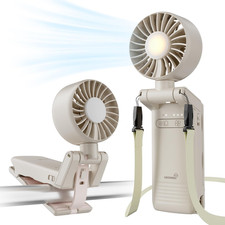 Portable Stroller Fan with Clip  Foldable Baby Fan for Car Seat  Small Handhel