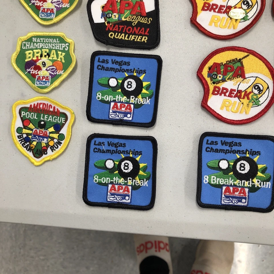全新 71 个补丁 罕见 复古 各种 APA 台球 泳池联盟补丁 (#1 Zip — 第 4/4 张图片