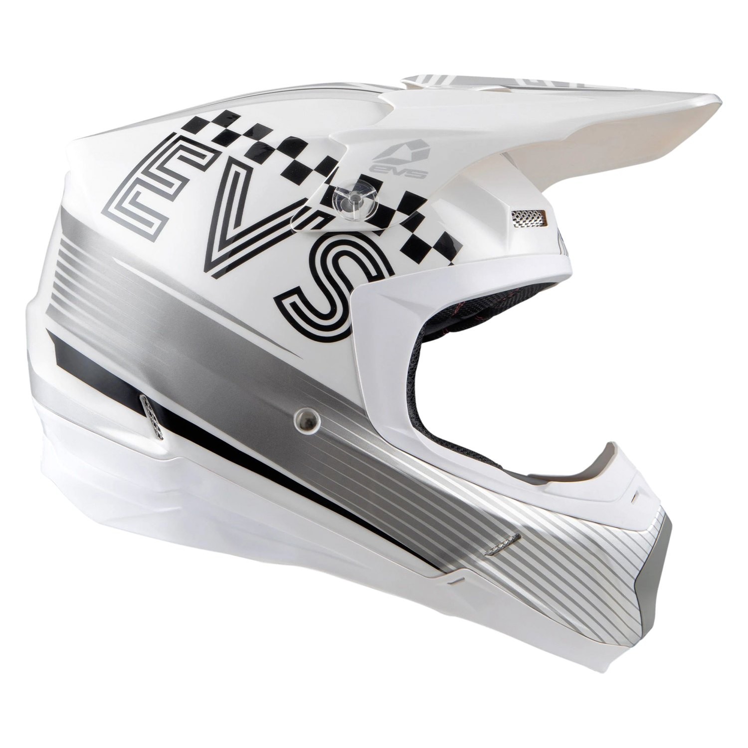 EVS Sports H20T5T-WH-M T5 Torino Medium White Off-Road Helmet
