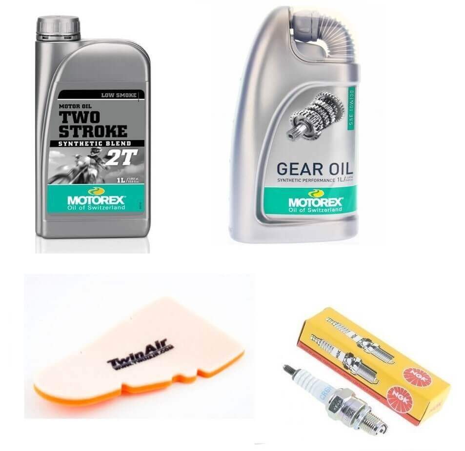 Kit entretien complet pour Yamaha 125 TDR millésimes 1993 à 2003