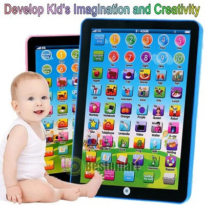 Juguete de tableta de aprendizaje educativo preescolar para 2-8 años niños New