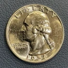 1956 D Washington Quarter Brilliant Uncirculated - 90% Silver