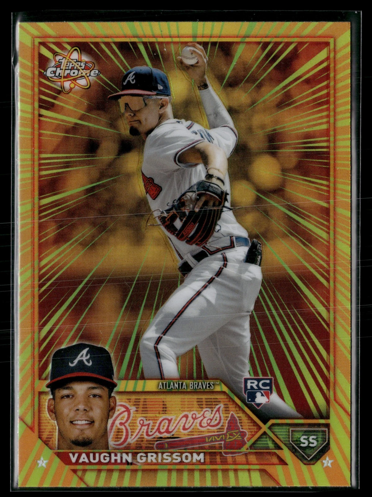 2023 Topps Chrome #RR-14 Vaughn Grissom Radiating Rookies