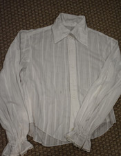 18th Century Colonial Men's White Shirt - 38