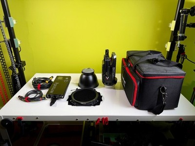 Aputure Light Storm LS 120D II LED Video Light with Barn Doors and Carrying Case