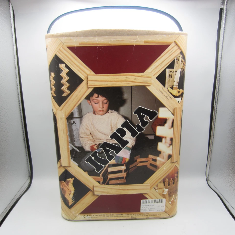 Kapla Building Wood Block Set Planks 187 pieces Original Box No Lid France - Image 2 of 4