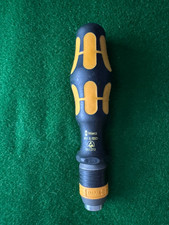 Wera 813R ESD Kraftform Mini Screwdriver Handle With Rapidator Bit Holder,051273