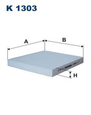 FILTRON Innenraumfilter K 1303 Partikelfilter für JEEP LANCIA FIAT CHRYSLER MK49