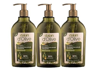 dalan d'Olive Olivenöl Flüssigseife pflegend 3 x 300 ml im Set NEU