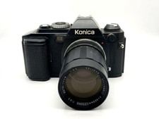 Konica FS-1 Kit SLR Analog 35mm Noir + Objectif Soligor 90-230mm f/4.5