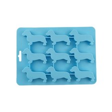 Stampo nel Silicone un Forma di Cucciolo di Bassotto, Cubetto di Ghiaccio p1129
