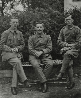 WW1 Bavarian Schneeschuhtrupp Chevauleger & Infantryman RPPC Photo Identified