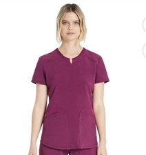 Scrubstar Women's Size M Antimicrobial Notched Neck Scrub new with Tag